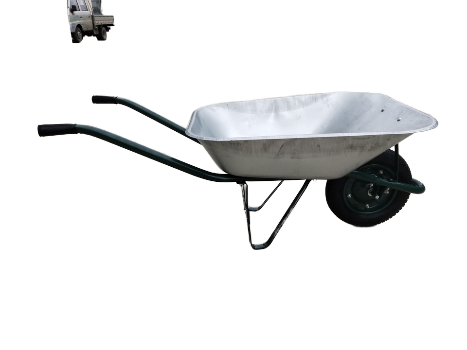 Hot Sale Metal Wheelbarrow with Pneumatic Wheels for Garden and Construction Use Building Equipment for Farm Tools