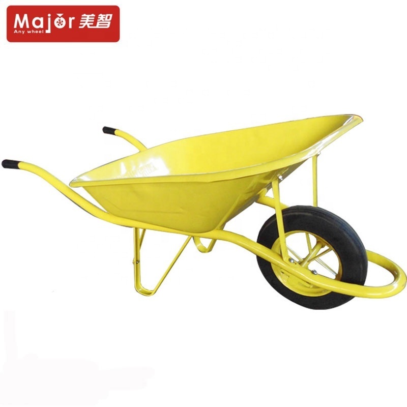 Construction And Agriculture Use France Hammerlin Model Dubai Civil Construction Tools 130kg Wheelbarrow with Solid Tire