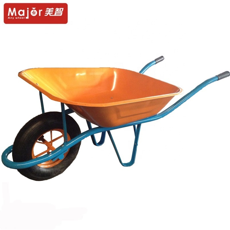 Construction And Agriculture Use France Hammerlin Model Dubai Civil Construction Tools 130kg Wheelbarrow with Solid Tire