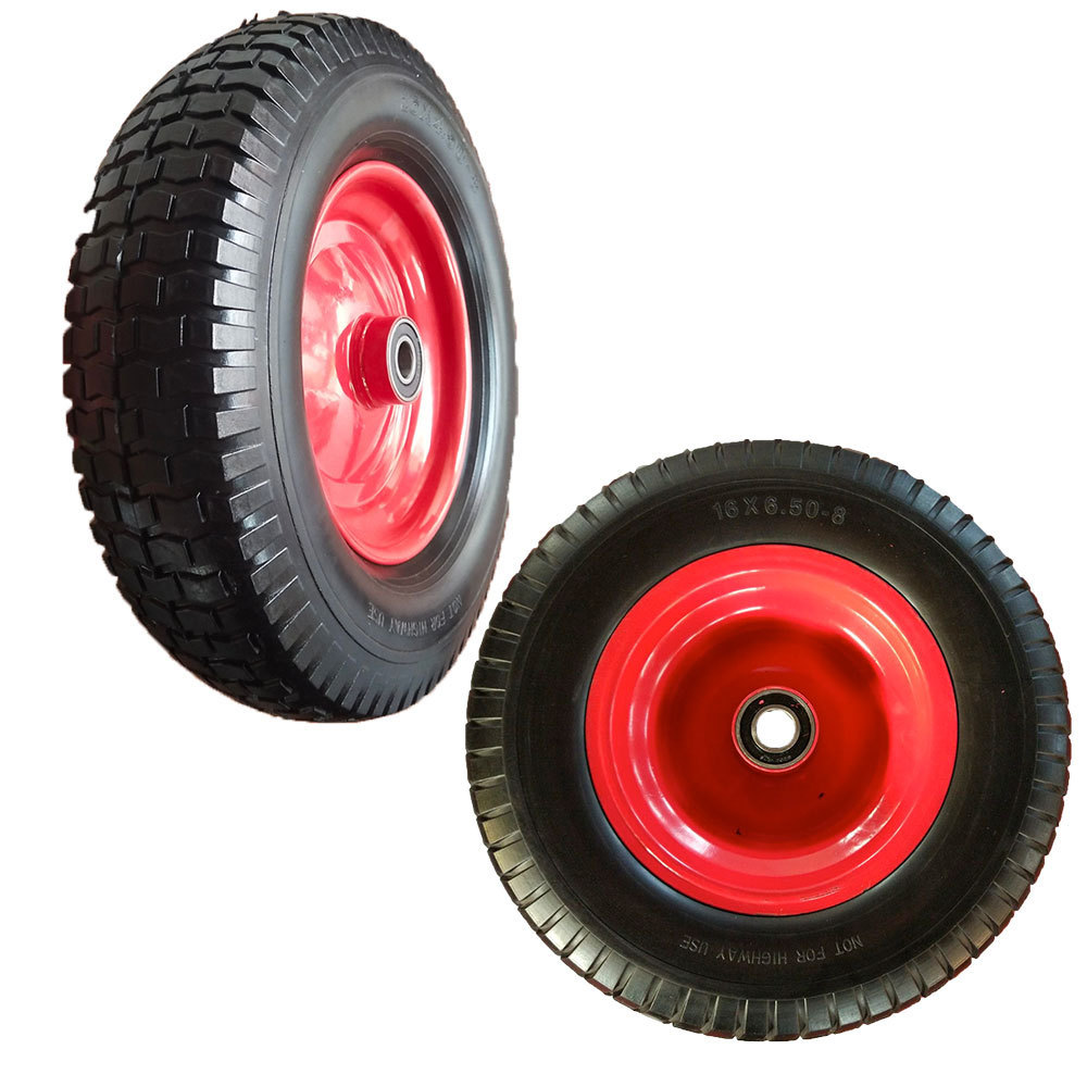 Customized pu eva foaming tire 16x650-8 light weight lawn mower racing wheels golf cart wheels and tires