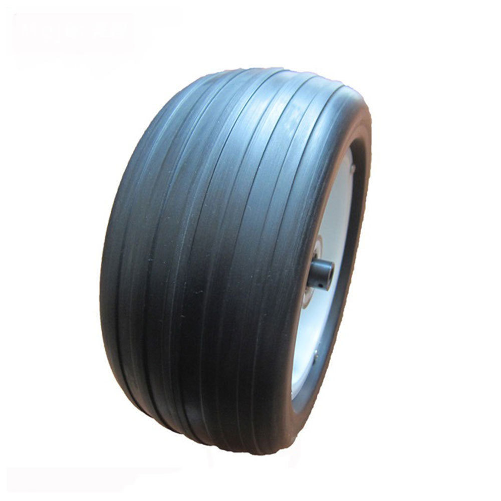 factory price 10 inch golf trolley pull cart tires filling pu foam wheel/wheels for golf trolleys