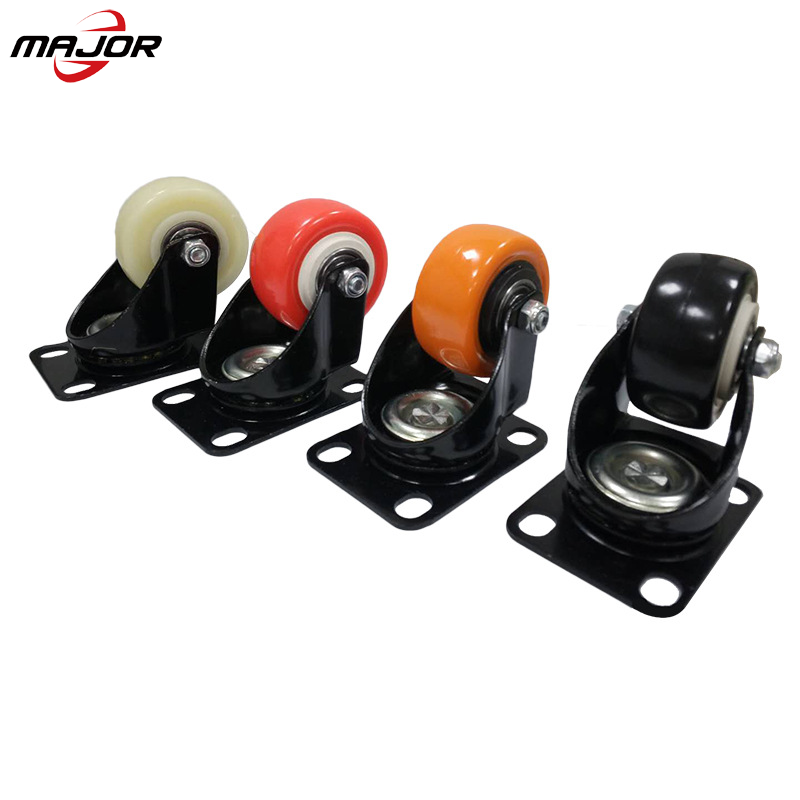 Light Heavy Duty 2 3 4 6 8 inch Swivel and Fixed Caster with Brake and PVC or PU Polyurethane wheel