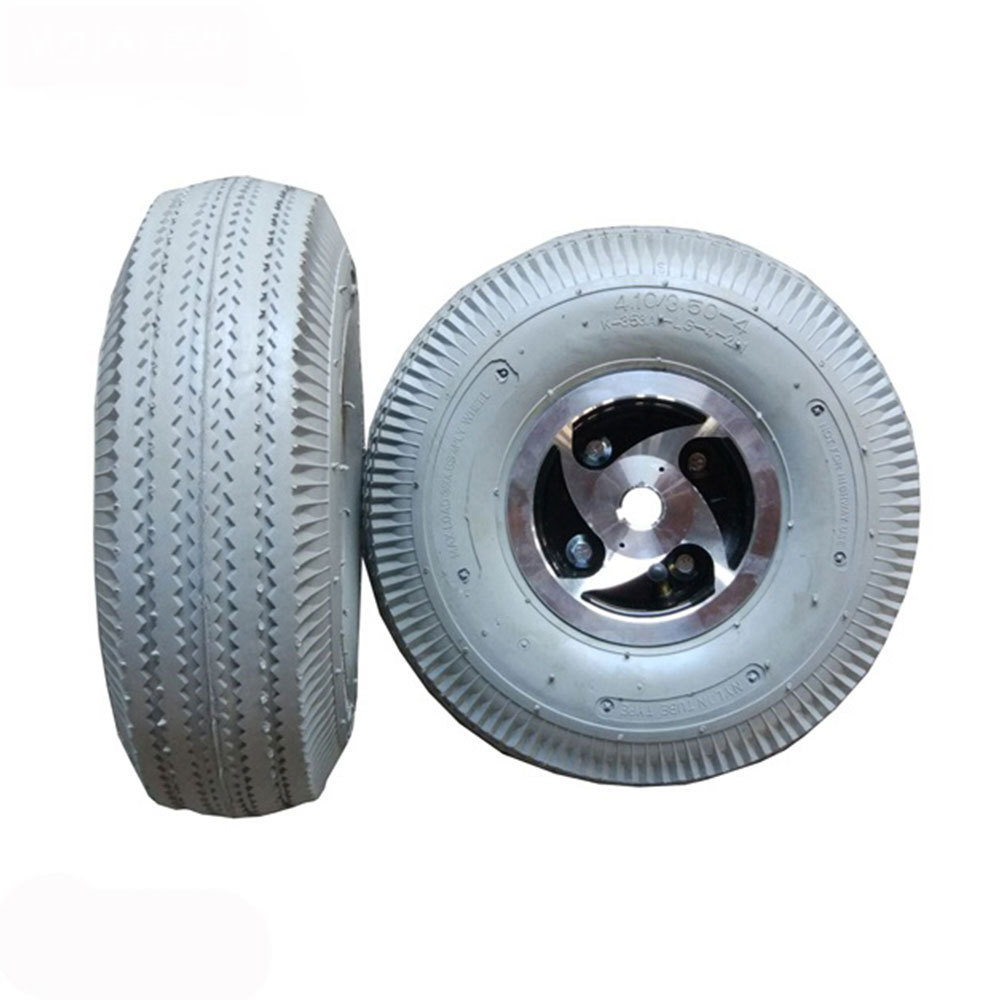 260x85 keyway bearing rubber sweeper wheel 10 inch 3.00-4 inflatable tire