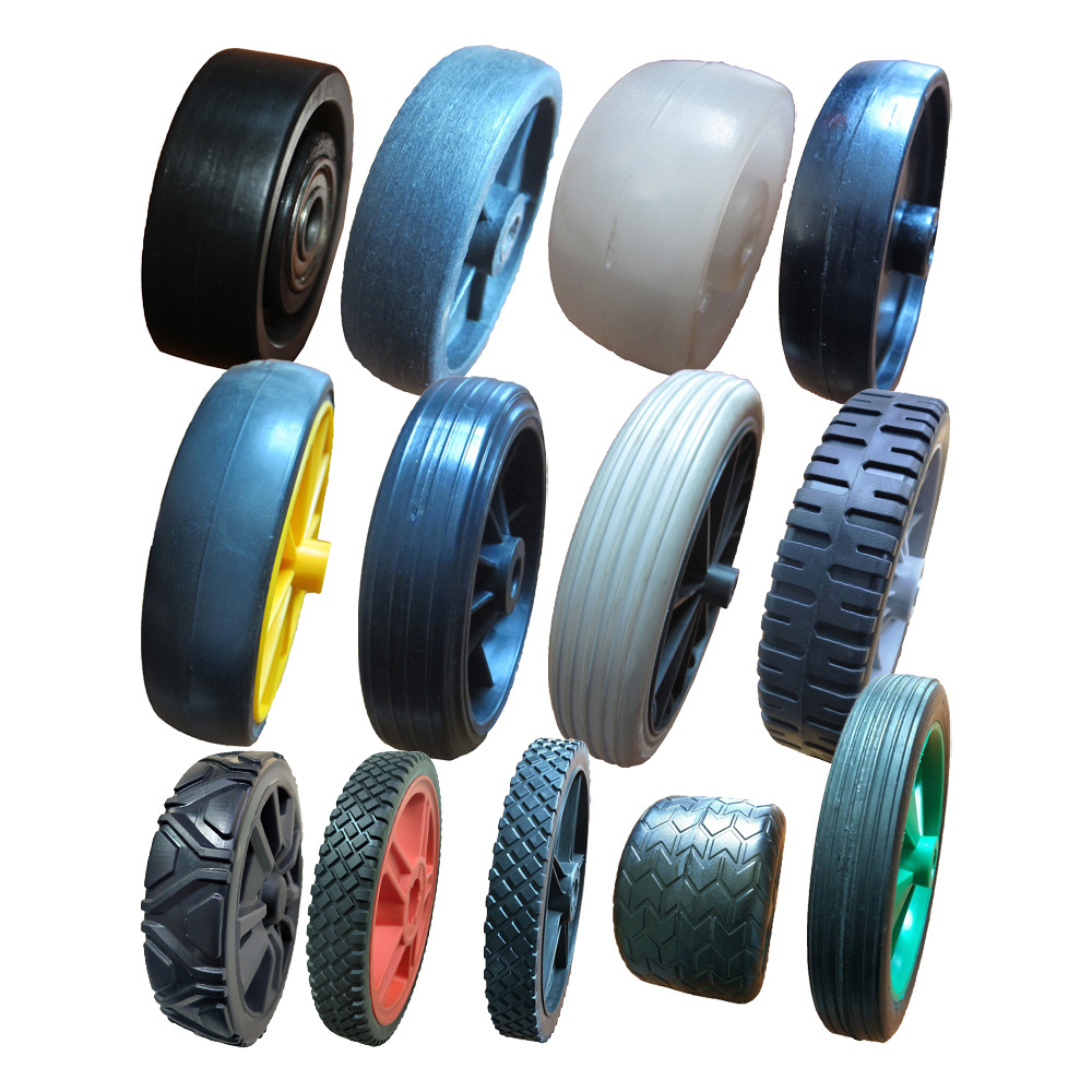 small rubber 8inch for toys Replacement Plastic Toy Wheels 8 inch garden stroller wheels children bike Tyre