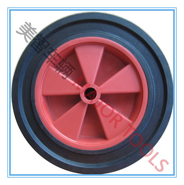 Solid rubber trolley tire 12 inch wheels for hand truck