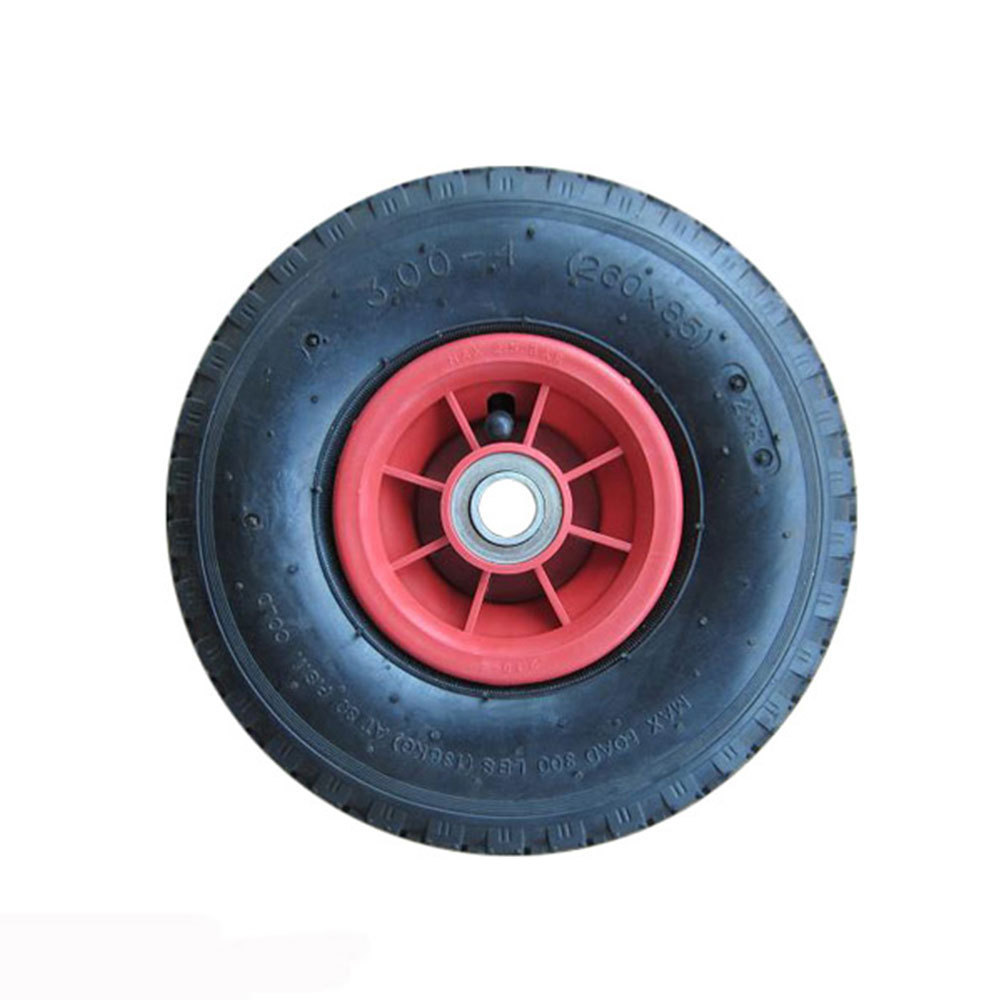 10 inch 3.00-4 3.50-4 wagon wheel pneumatic rubber trolley tire for sack truck