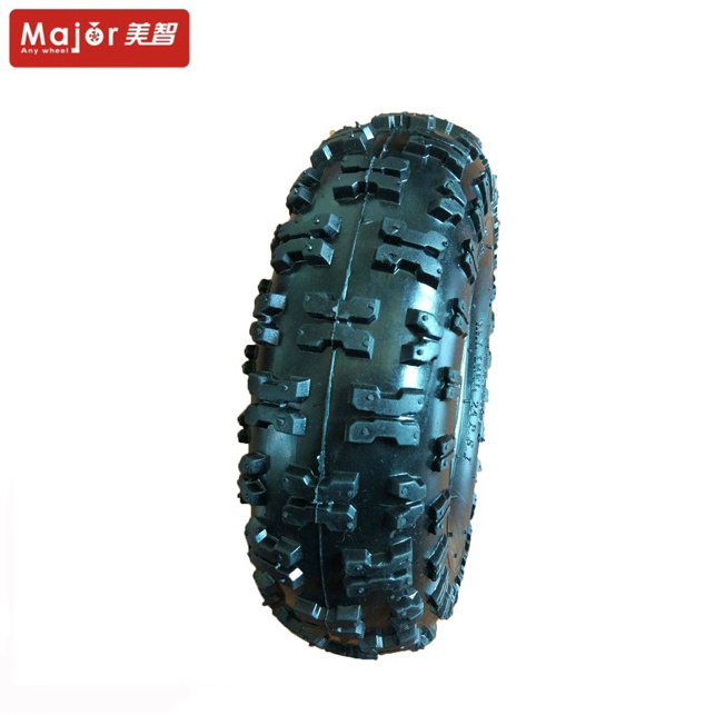 4.10-4 inflatable rubber 10 inch snow mud terrain pneumatic go cart wheel tire for skateboard