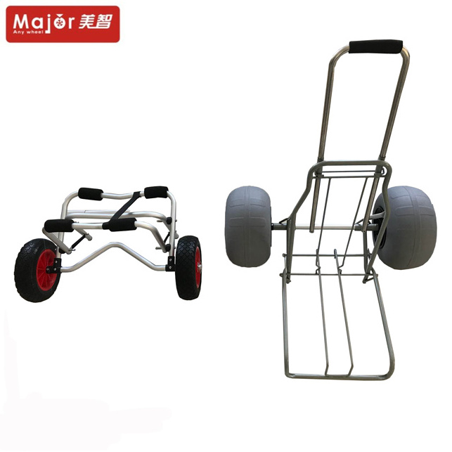 Bonnlo Kayak Canoe Boat Cart Carrier Dolly Trolley with 12