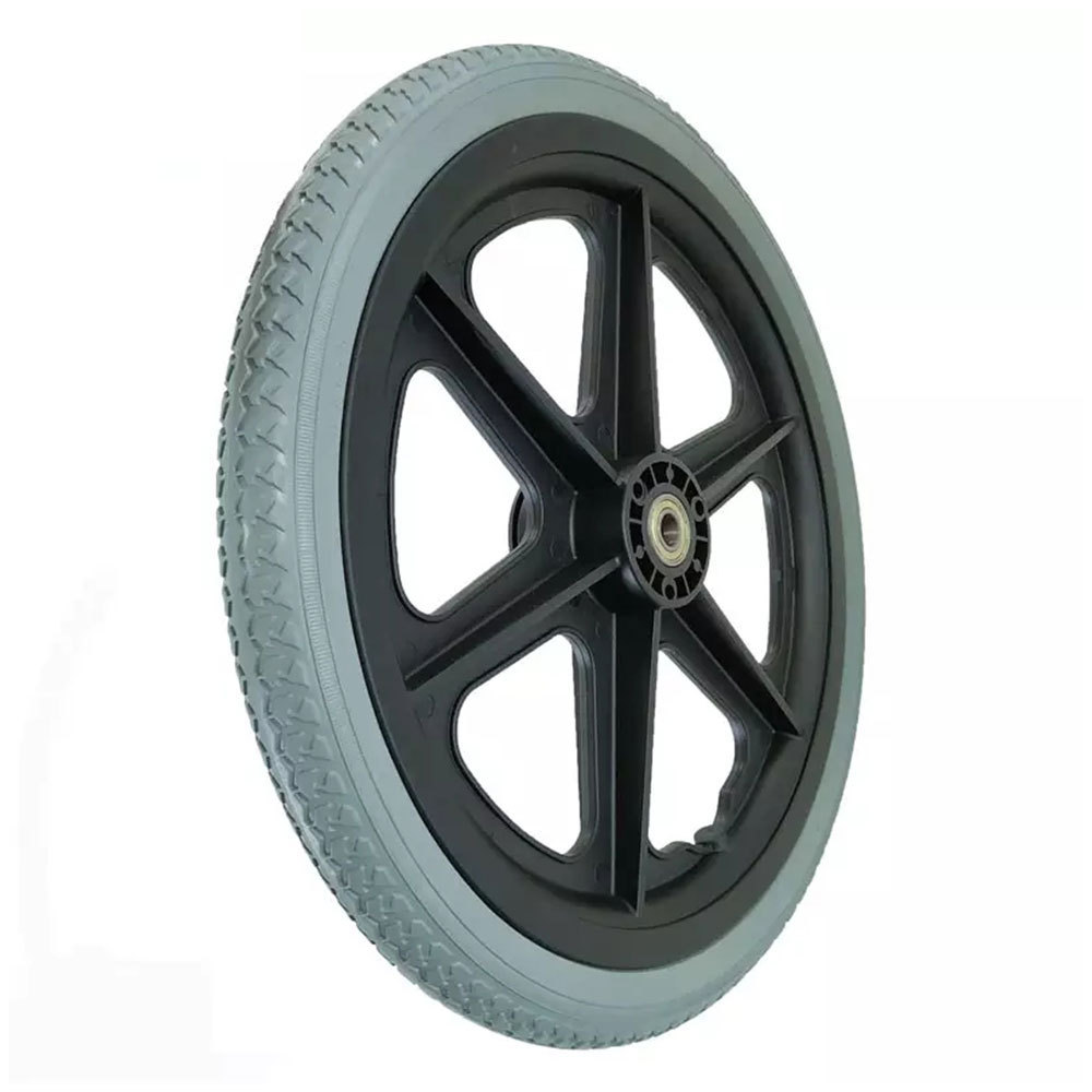 manual wheelchair parts/polyurethane replacement wheelchair wheels and tires