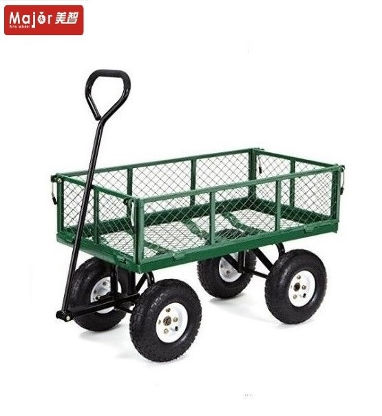 700kg heavy load garden tool trolley folding beach wagon cart