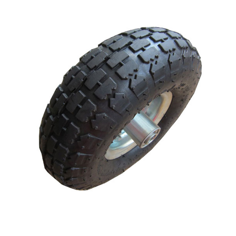 10 inch farm cart pneumatic tire rubber wheel 4.10/3.50-4 wheel