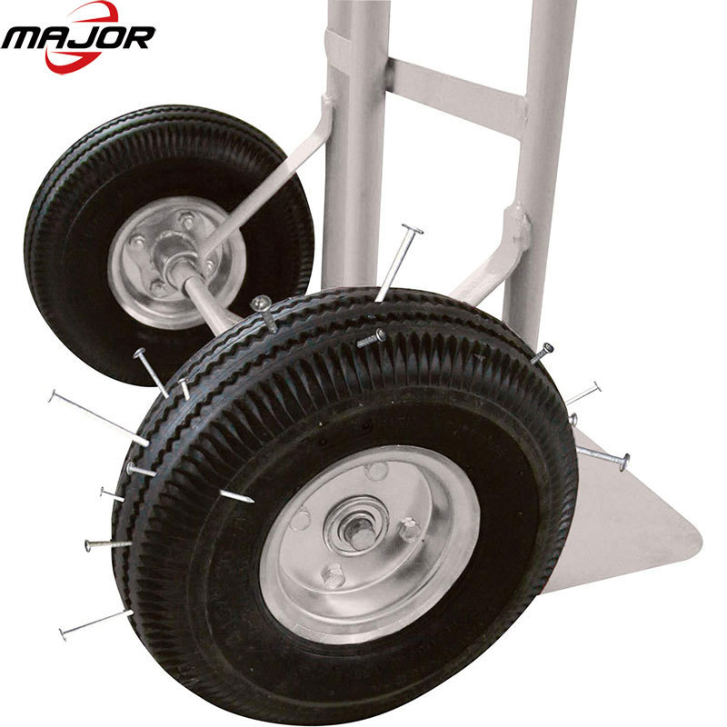 Multi sack hand truck and Two Wheel Steel Metal Platform trolley HT1805 wagon hand trolley cart