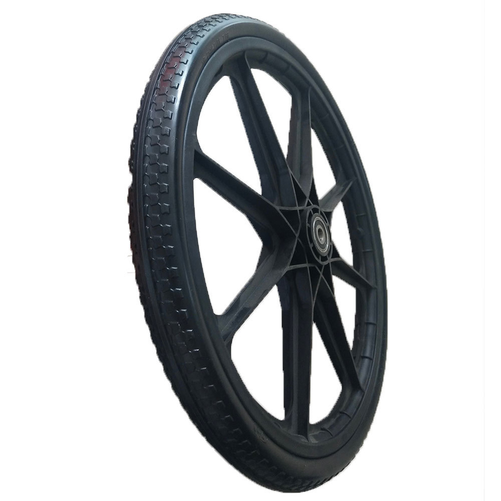 20 Inch Flat Free Pu Foam Filling Tire Solid Wheels 20x1.75 Bicycle Wheel