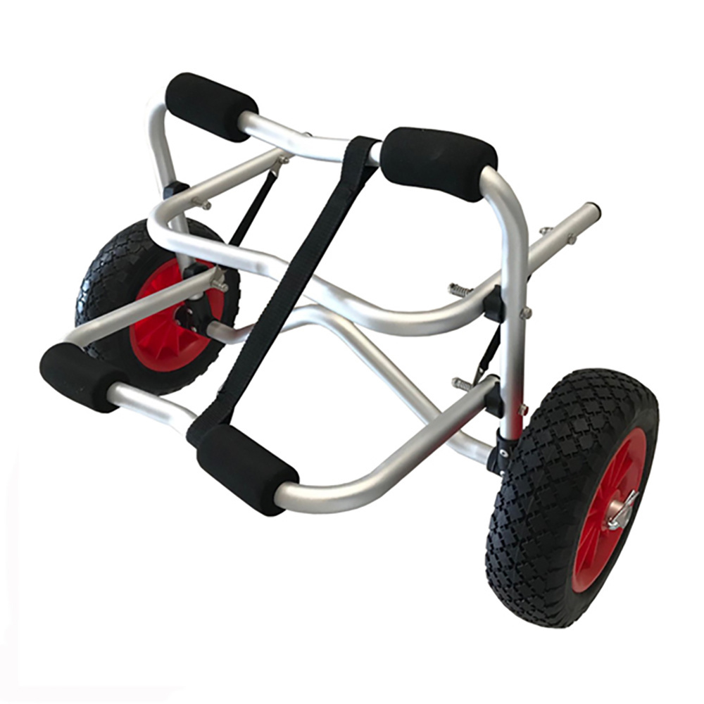 Bonnlo Kayak Cart Canoe Carrier Trolley NO-Flat Airless Tires Wheels Transport Jon Boat Dolly Tote