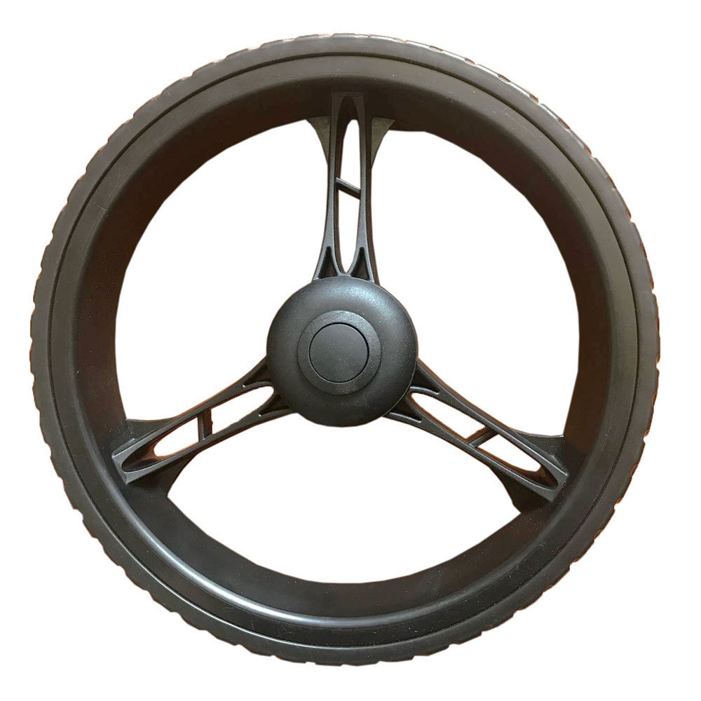 golf pull cart wheels plastic spoke rim eva foam tire 8 inch wheel