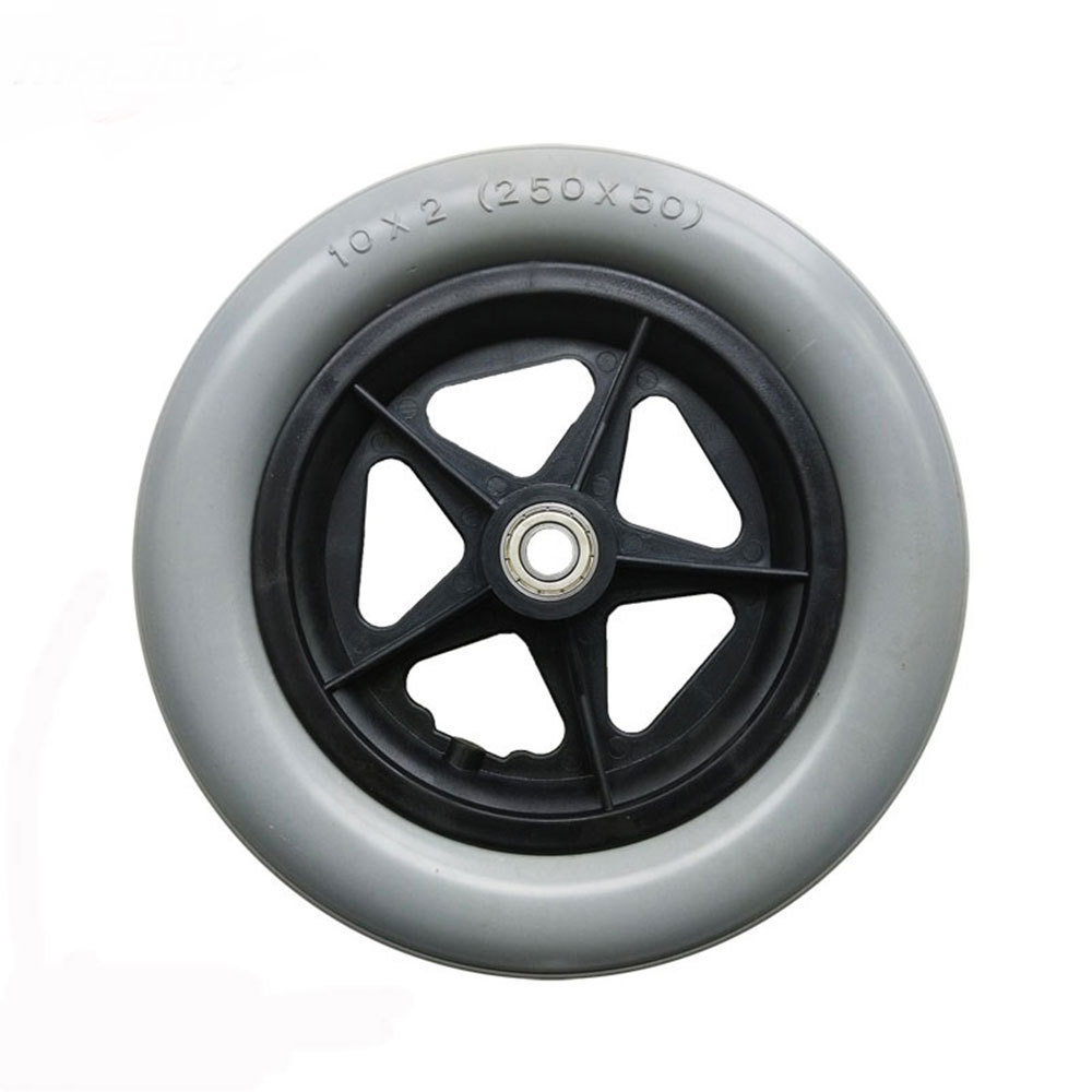 10 inch high-quality lawn mower PU  foam wheels, golf cart wheels garden trailer