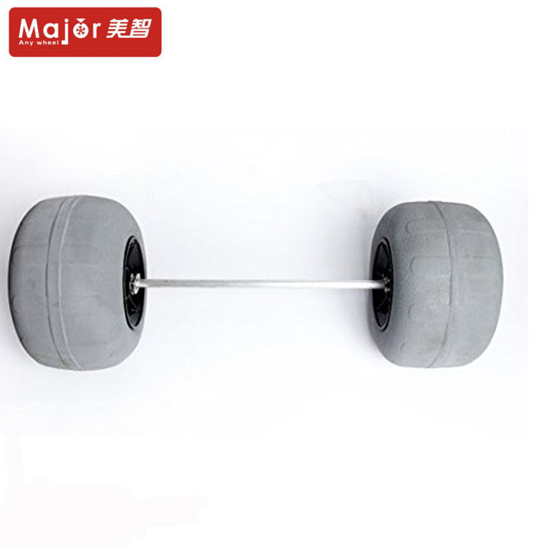 New PVC/PP Beach Balloon Tires Wheel with Axle for Beach Cart for Manufacturing Plant Machinery and Industry Use