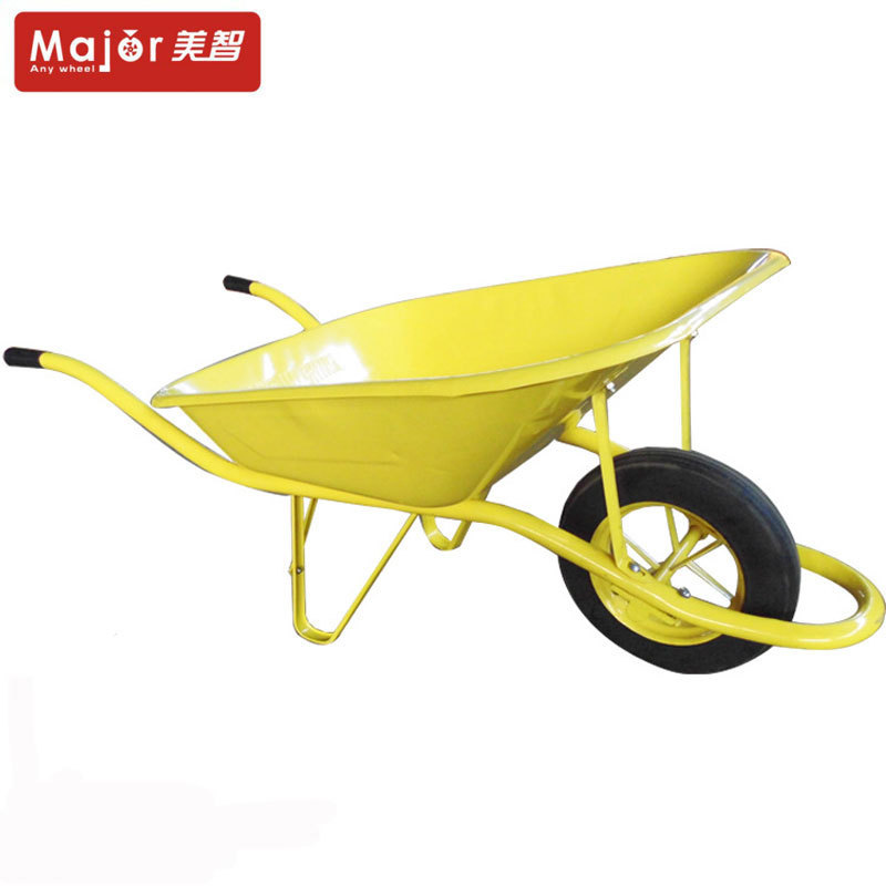 WB6400 concrete steel tray wheelbarrow, load capacity construction wheelbarrow manufacturer