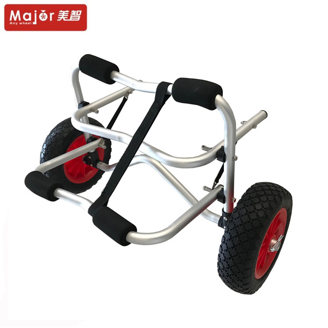 Bonnlo Kayak Cart Canoe Carrier Trolley NO-Flat Airless Tires Wheels Transport Jon Boat Dolly Tote