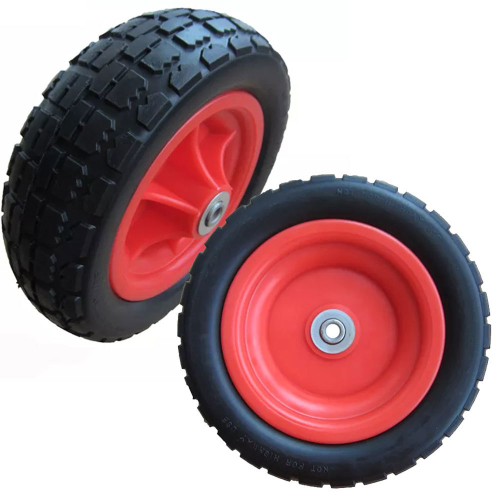 PUW1009 10 inch high-quality hot selling lawn mower PU  foam wheels, golf cart wheels