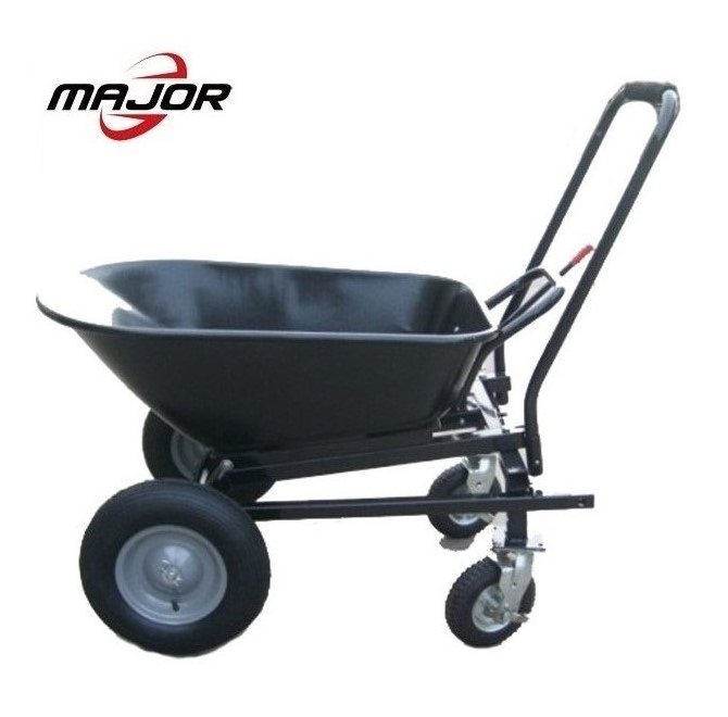 Garden dumping tool cart four wheel wheelbarrow