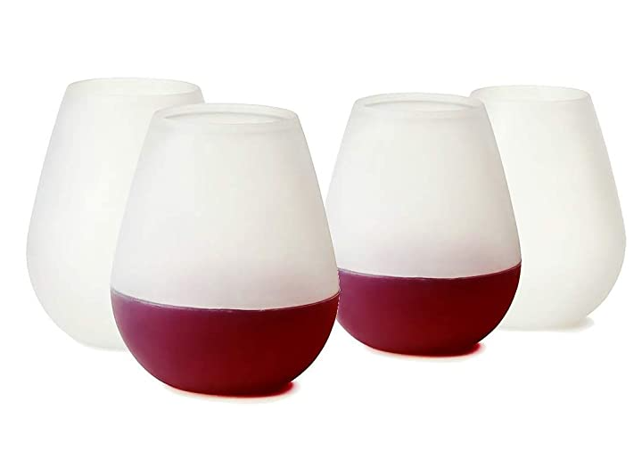 YDS Wholesale Silicone Cup Unbreakable Silicone Wine Glasses Shatterproof Silicone Wine Cups