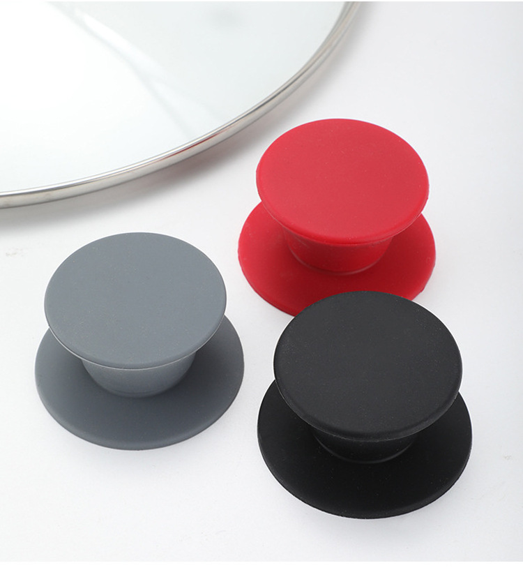 YDS Universal Pot Pan Lids Replacement Knob Silicone Heat Resistant Pan Cover Holding Handles