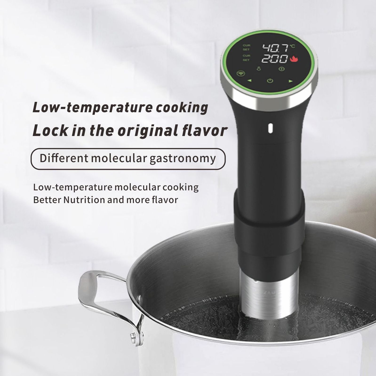 Wholesale Price Automatic Wifi Control Immersion Circulator Cooking Household Electric sousvide Slow Cooker