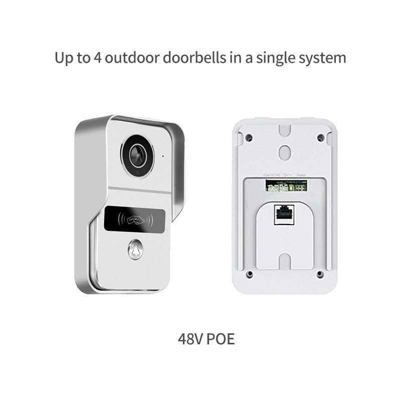 Video Doorbell 1080p 10.1 Inch Tuya Video Intercom Remote Unlock Wifi Tuya ip Doorbell system