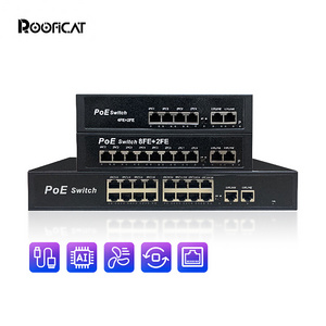 10/100Mbps 8 Port PoE with 2 Uplink Switch Ethernet Switch 48V IEEE802.3 af/at Power poe Switch Pcb Board Media Converter