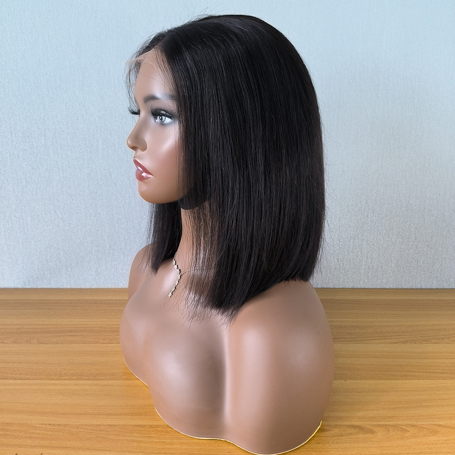 Wholesale 5x5 HD Lace Closure Bob Wig Virgin Brazilian Hair Real Hd Lace Bob Wigs Human Hair Lace Front Wigs For Black Women