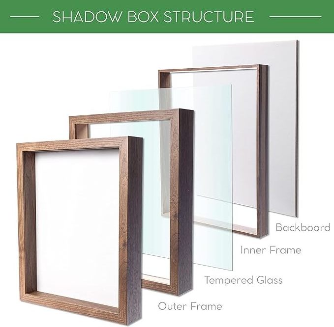 Hollow 3CM 5CM Photo Frame A4 A3 Creative Handmade Diy Dried Flower Picture Bbox Frame Photo 3d Shadow Specimens Picture Frame