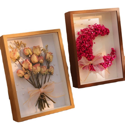 Hollow 3CM 5CM Photo Frame A4 A3 Creative Handmade Diy Dried Flower Picture Bbox Frame Photo 3d Shadow Specimens Picture Frame