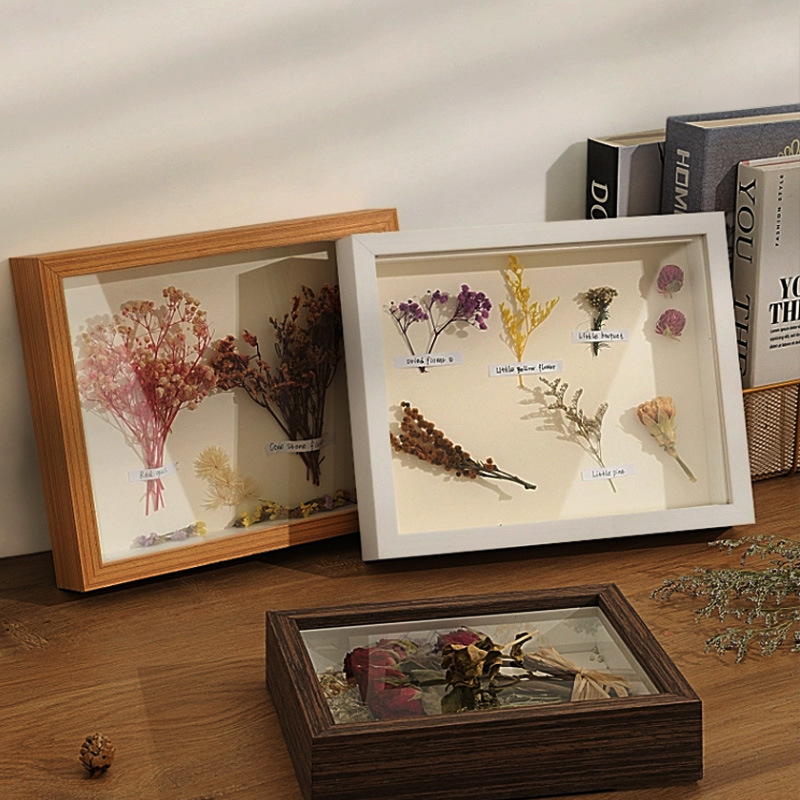 Hollow 3CM 5CM Photo Frame A4 A3 Creative Handmade Diy Dried Flower Picture Bbox Frame Photo 3d Shadow Specimens Picture Frame