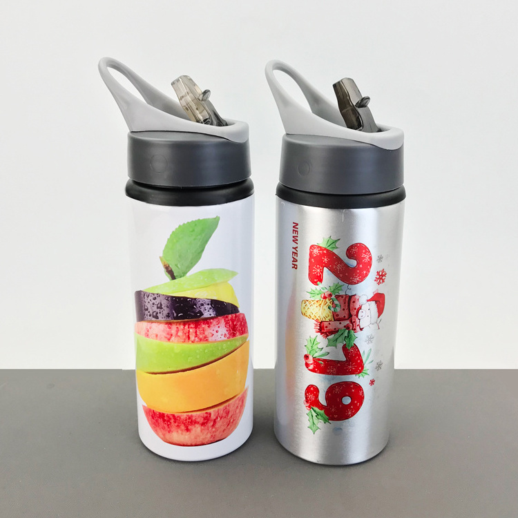 RubySub Big Aluminum Mouth Water Bottle Sublimation Water Bottle Blanks with Big Mouth Lid