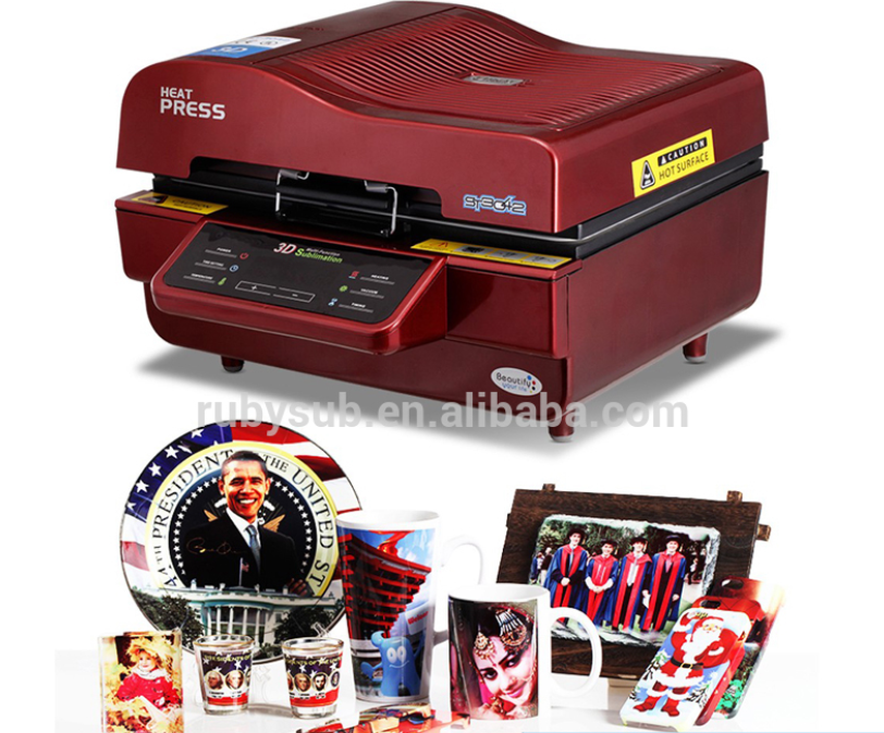 ST3042 FreeSub 3D Sublimation Vacuum Heat Press Machine for Phone Case Mug Plate Glass Wood Rock Metal Photo Printing