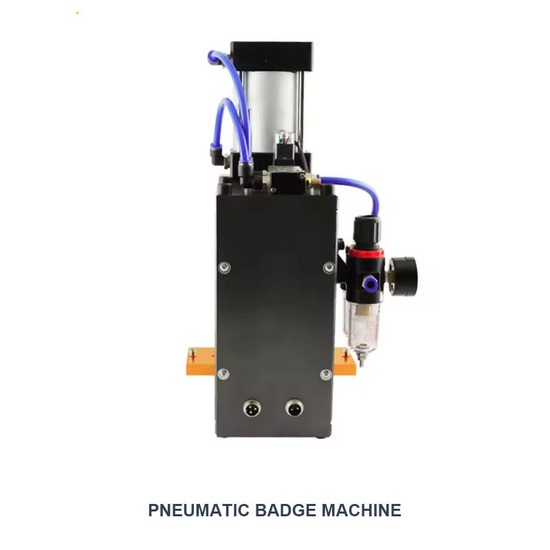 New High Quality Plastic & Metal Pneumatic Automatic Button Badge Making Machine with Mould Free