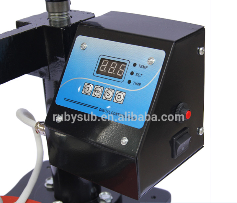 Plates Sublimation Transfer Heat Press Machine Digital Swing Away Heat Press Machine for 8 Inch Plate 11cm Diameter