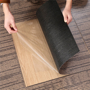 Outdoor Imitation Wood Look Discontinued Peel And Stick Interlocking Vinyl Pvc Floor TilePlastic Floor