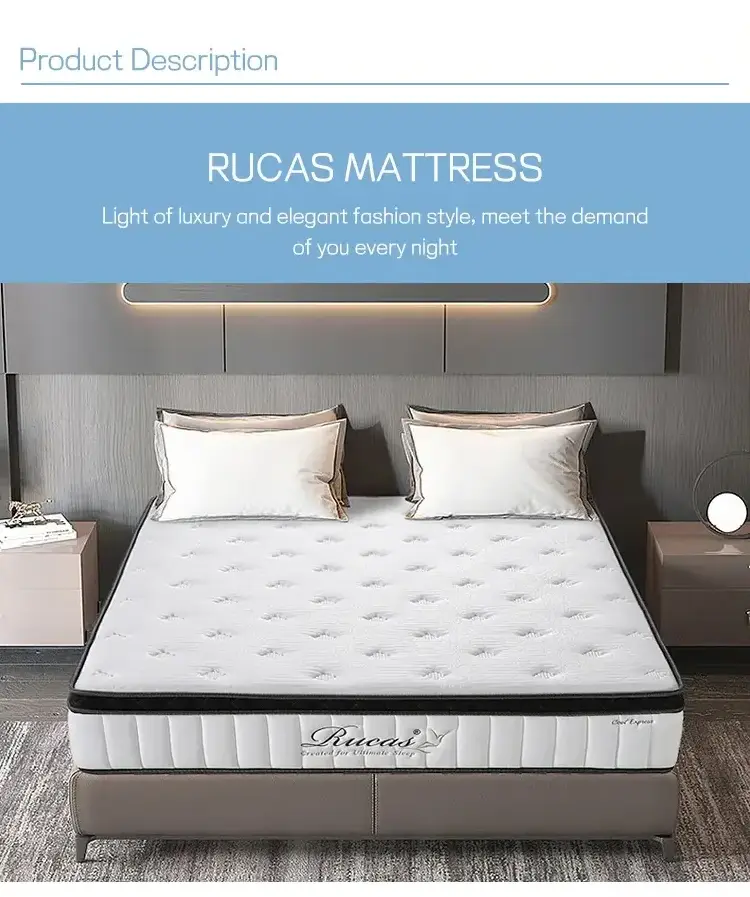 12 inch queen size memory foam mattress high density foam compress pocket spring mattresses for king size bed