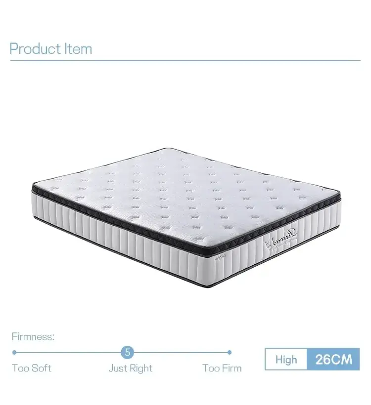 12 inch queen size memory foam mattress high density foam compress pocket spring mattresses for king size bed