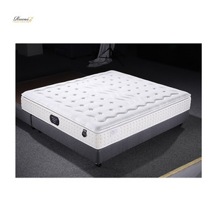 Double Bed King Size Gel Natural Latex Memory Foam Roll Up Pocket Spring Mattress