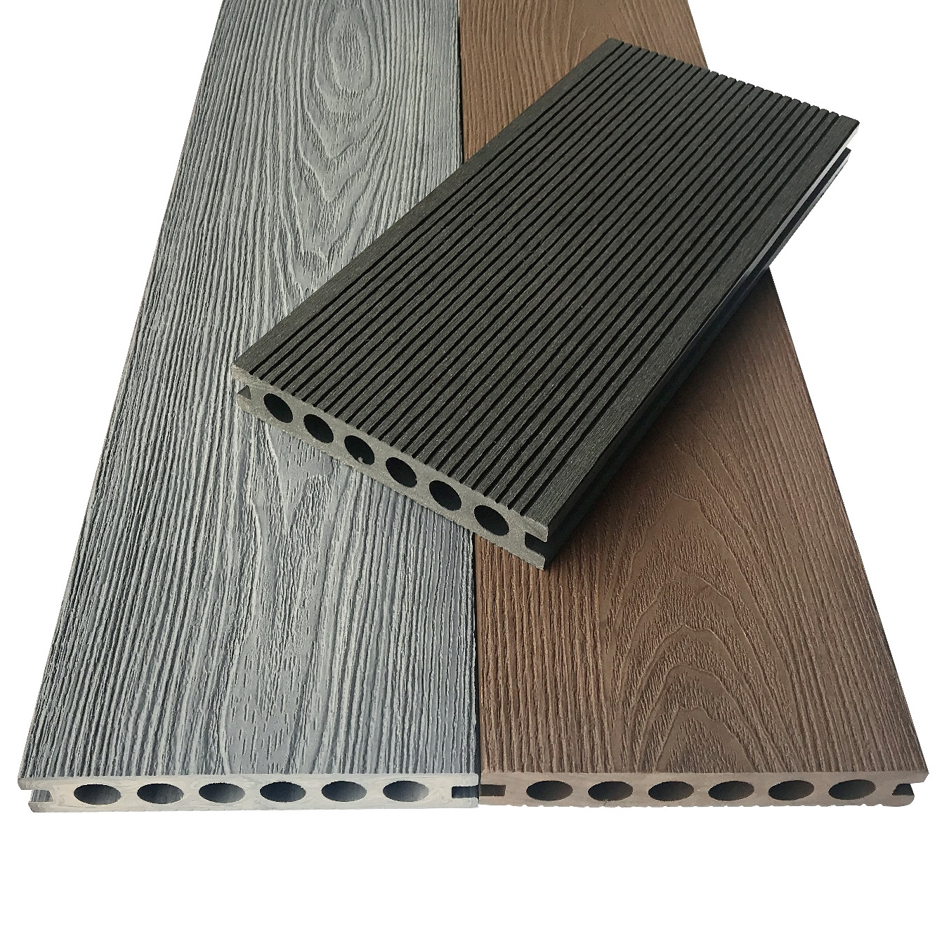 3d Wood Grain Texture Wpc Composite Decking Boards