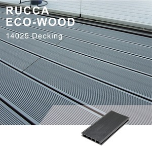 RUCCA WPC PE Wood Composite Decking WPC suppliers 140*25mm teak decking decor outdoor decking