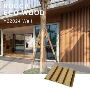 RUCCA composite exterior building wall panel wpc siding 220*24mm decorative wood plastic composite wall cladding