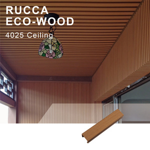 RUCCA Indoor Decoration Easy Installation 40*25mm WPC Wall Ceiling