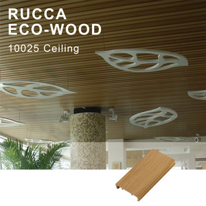 RUCCA Ceiling Paneling Wall Interior Home 100*25mm WPC PVC Wall panels Wall Panel pvc Ceiling