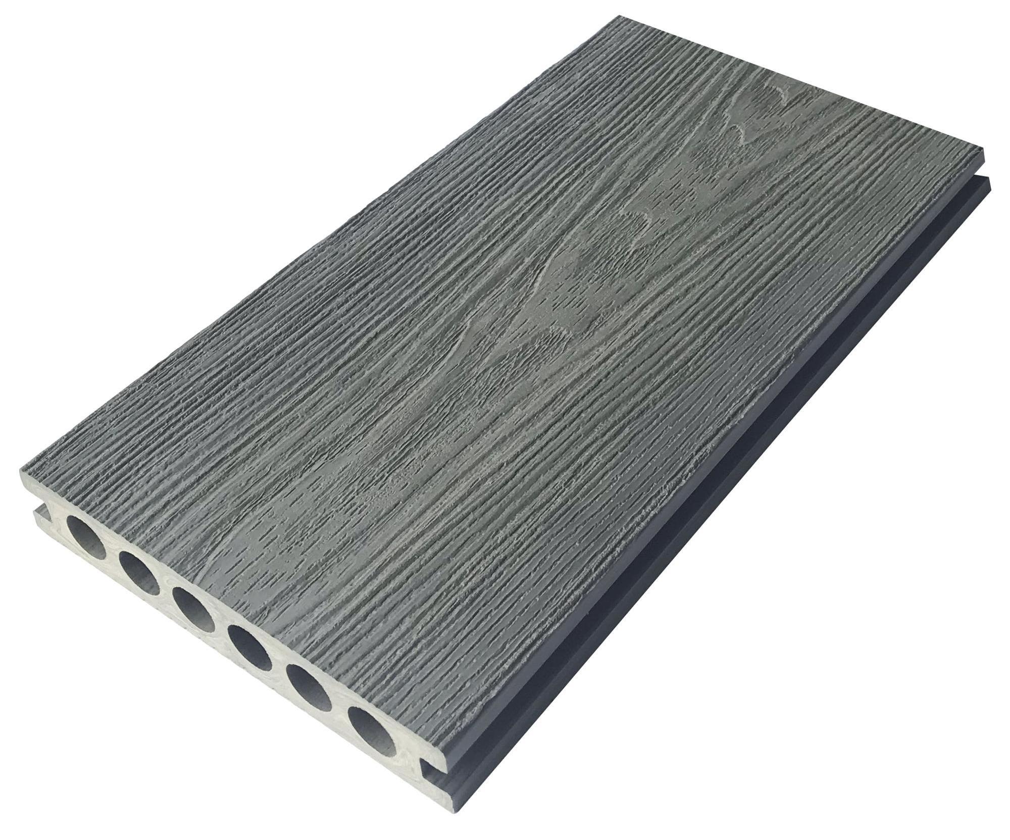 Outdoor Raw Material Anti-uv Wood Plastic Composite Decking Timber Wpc Decking