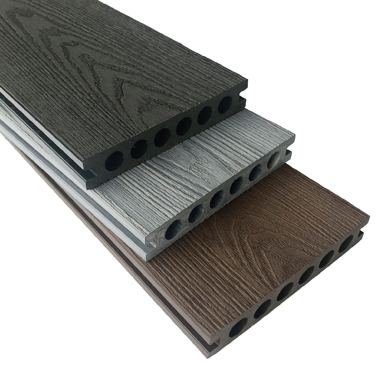 Outdoor Raw Material Anti-uv Wood Plastic Composite Decking Timber Wpc Decking