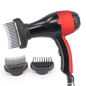 Professional Salon Hair Dryer 2 Speed Settings Private Label Blow Dryer With Comb